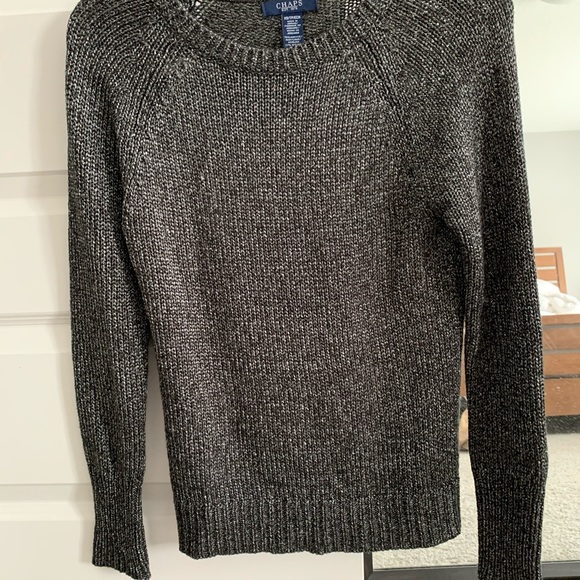 Chaps black and silver knitted sweater - Picture 2 of 4